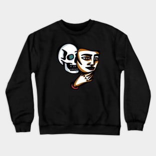 masked skull Crewneck Sweatshirt